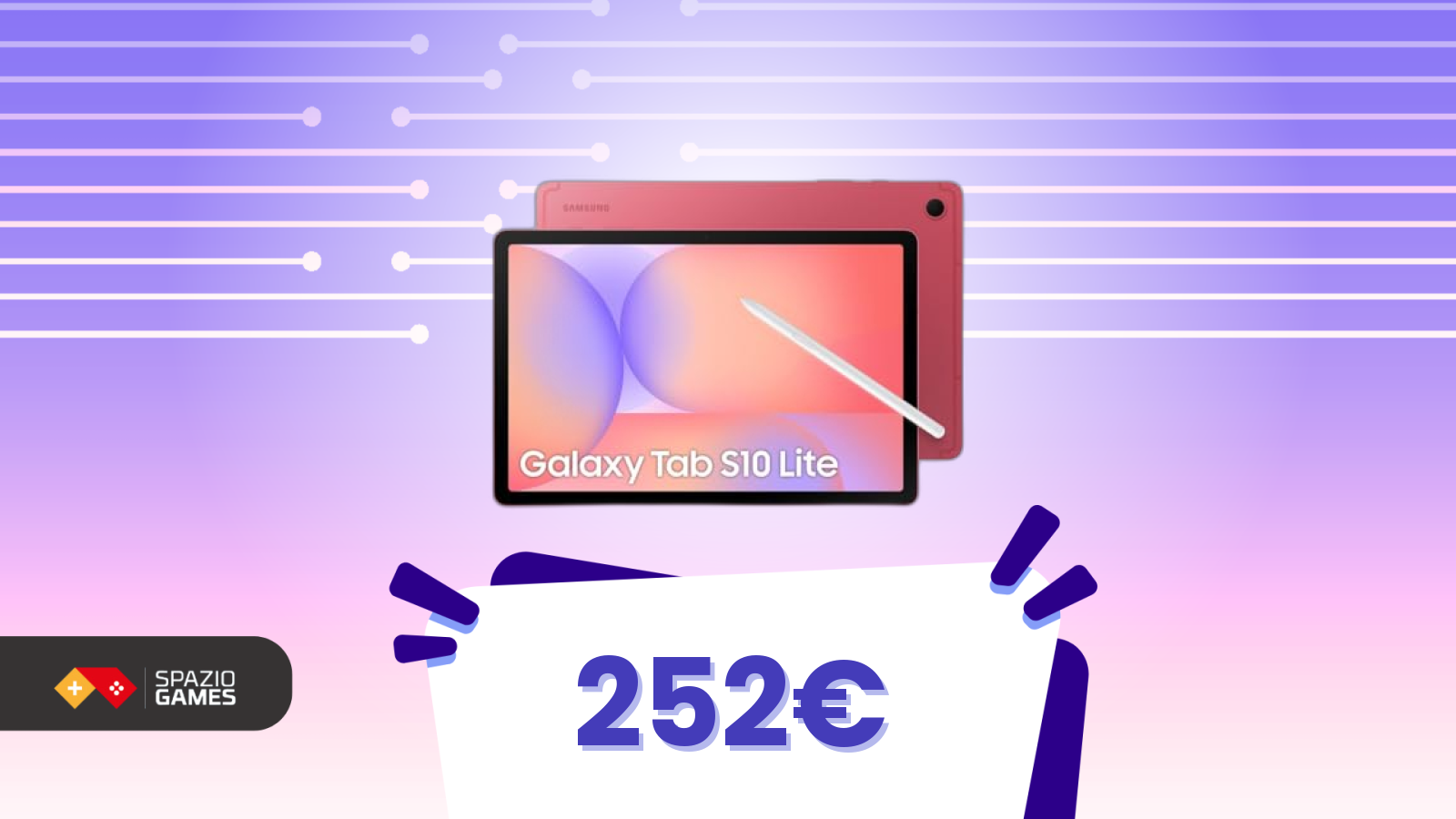 Il tablet "Lite" che lavora come un Pro: Galaxy Tab in offerta (-37%)