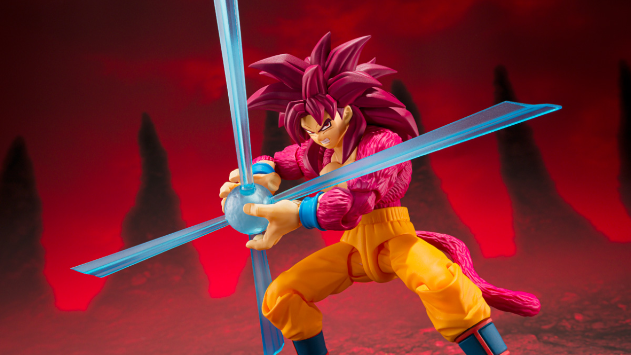 Son Goku SSJ4 sprigiona la sua potenza nella nuova SH Figuarts di Dragon Ball Daima