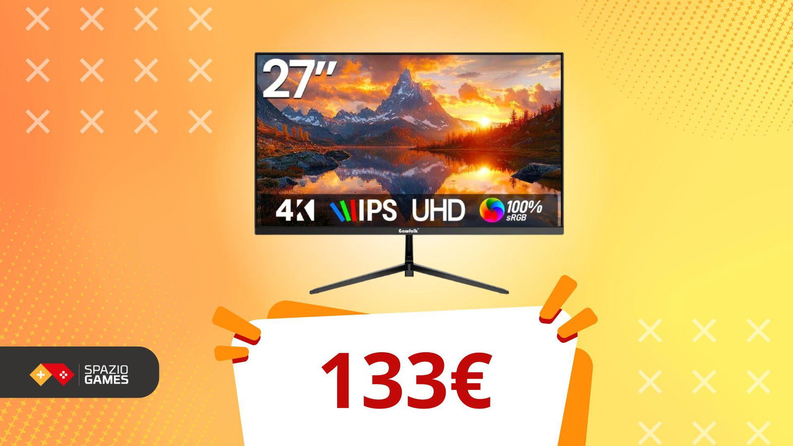 Solo 133€ per un monitor 4K? Ecco l’offerta Amazon che lo rende possibile