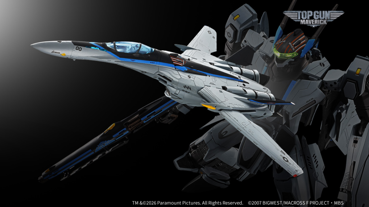 VF-25 Messiah Valkyrie: Bandai unisce Macross e Top Gun: Maverick
