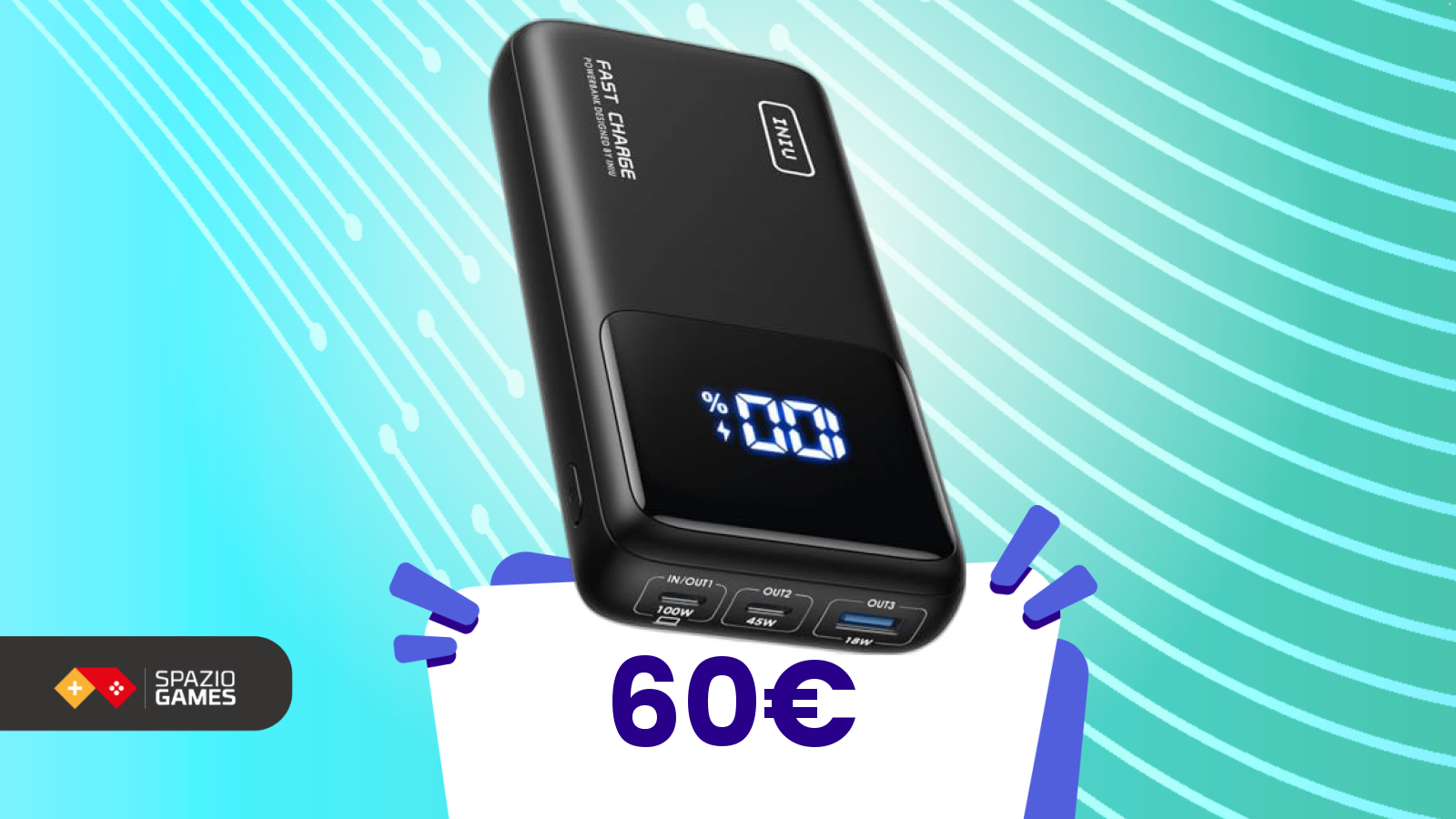 Sembra una semplice power bank, ma le specifiche spiegano perché costa 60€