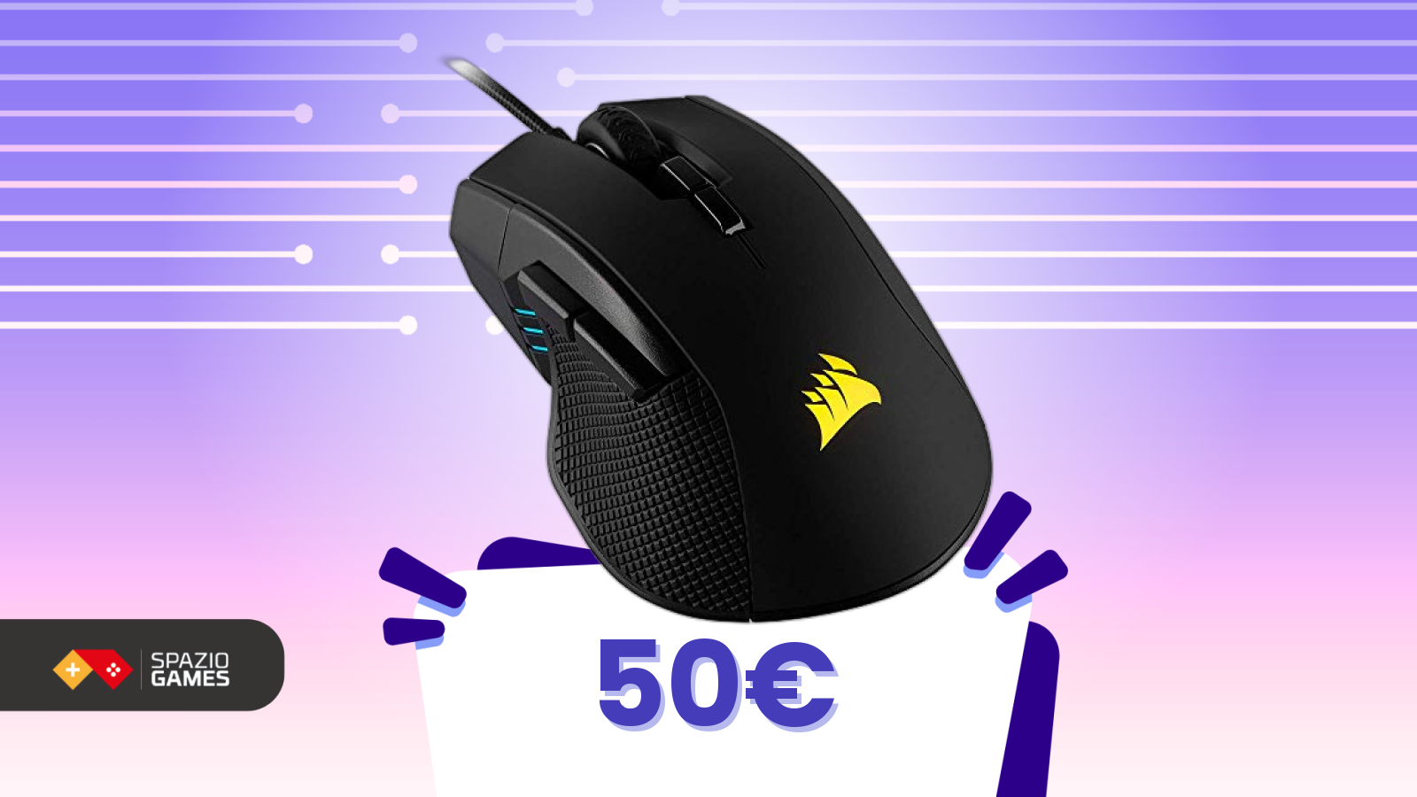 Solo 10€ di sconto, ma questo mouse gaming punta molto più in alto