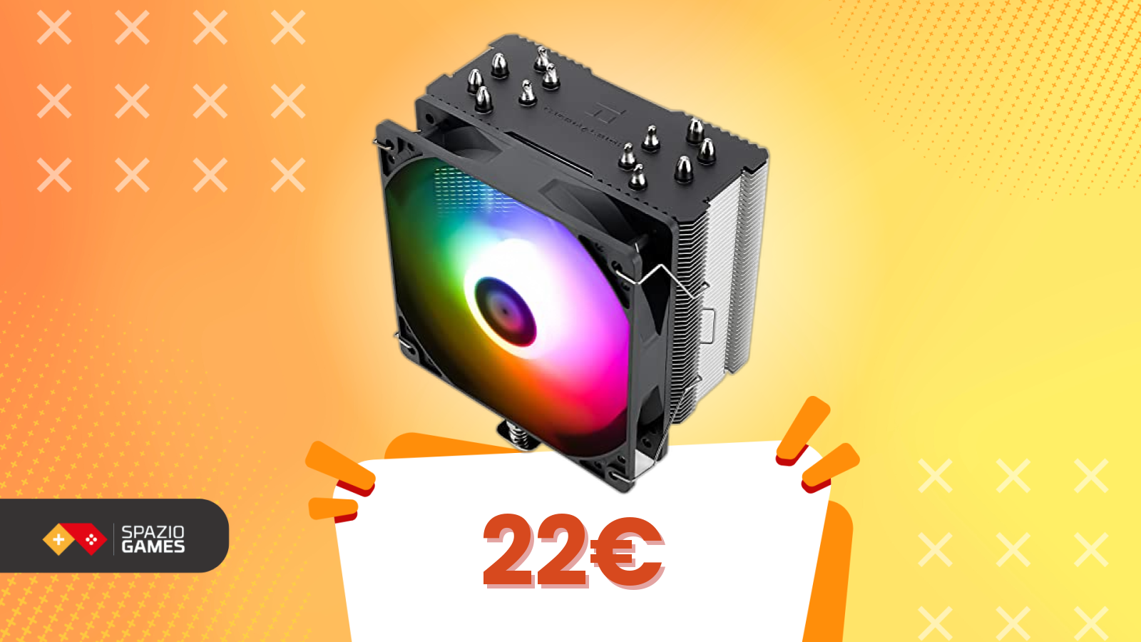 CPU senza dissipatore? Questo dissipatore in sconto a 22€ ti salva il PC