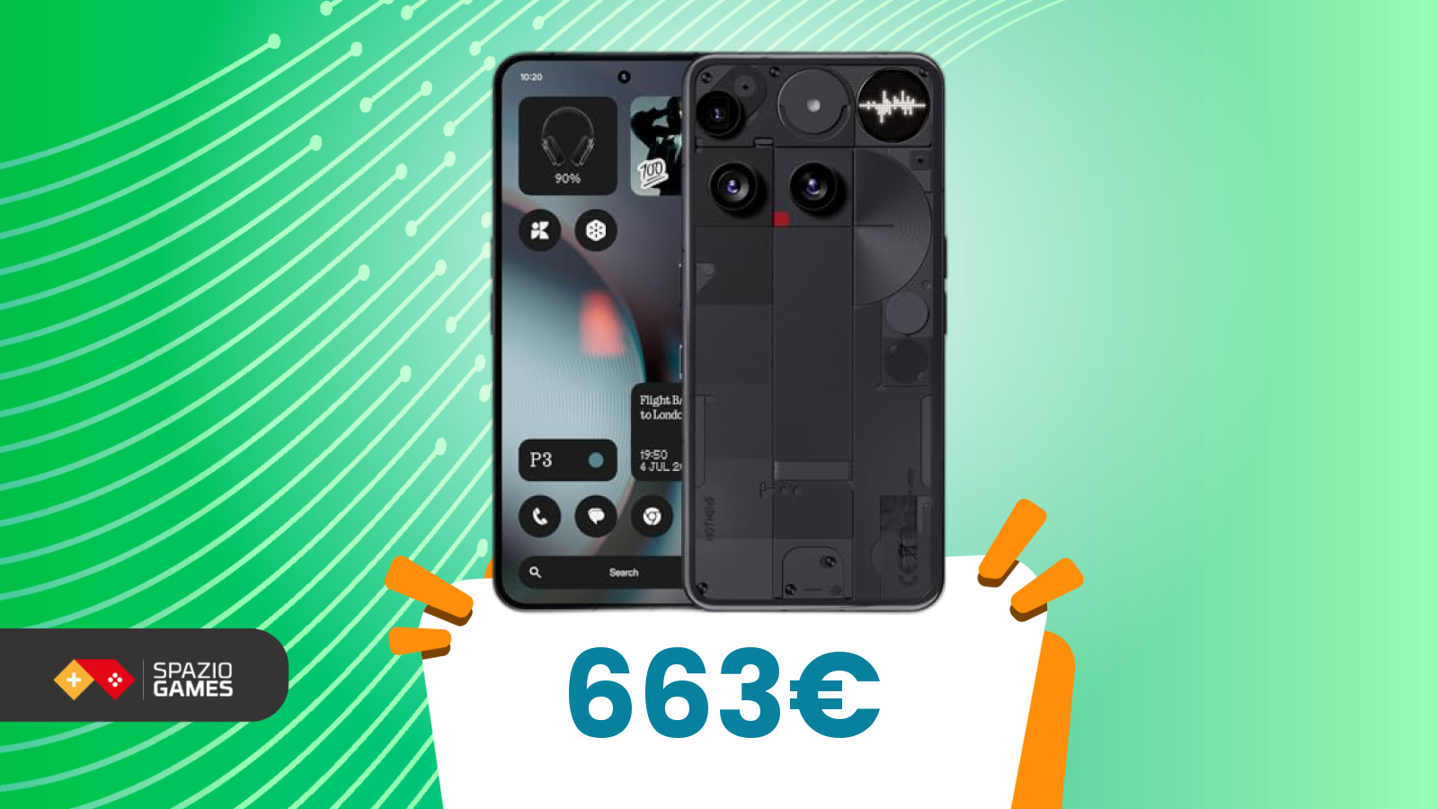 Nothing Phone (3) in OFFERTA su Amazon (-30%)