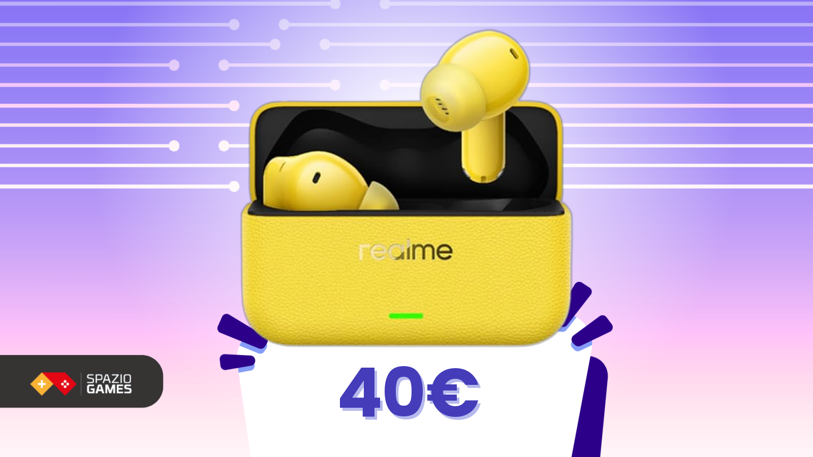 Varianti di colore incredibili per i Realme Buds: oggi anche 10€ di sconto