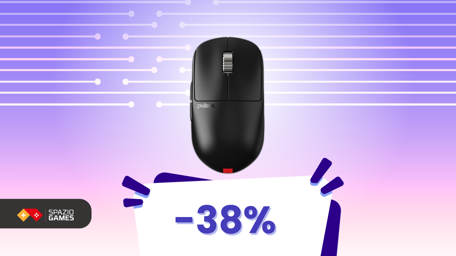 Uno sconto raro: oggi questo mouse da gaming è al -38%