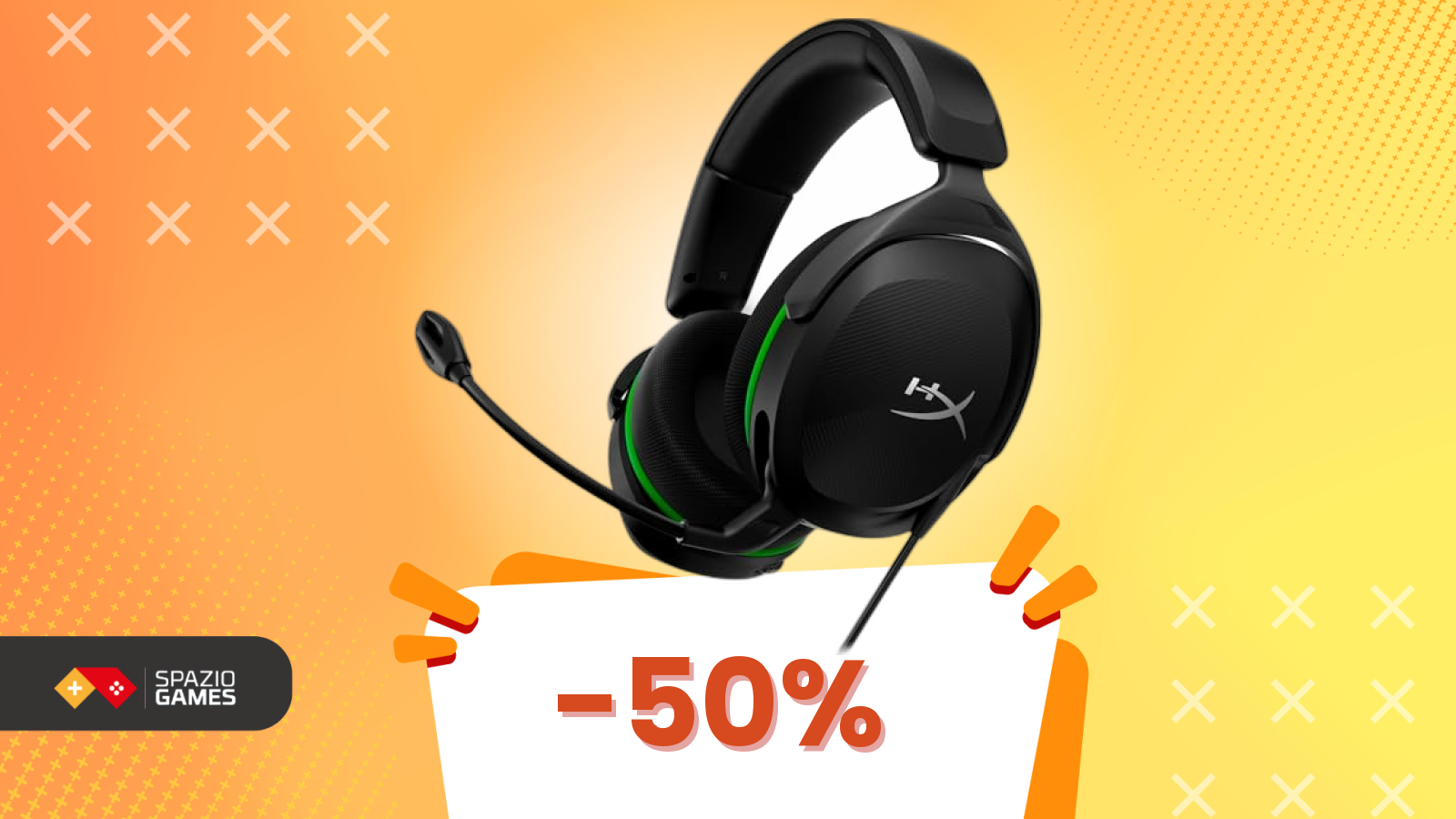 Super offerta: cuffie HyperX approvate da Microsoft a 25€