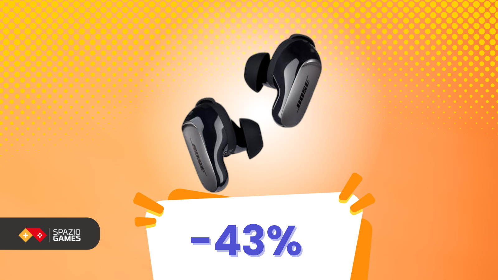 Anteprima: Auricolari Bose premium, ma il prezzo dopo il doppio sconto sembra uno scherzo