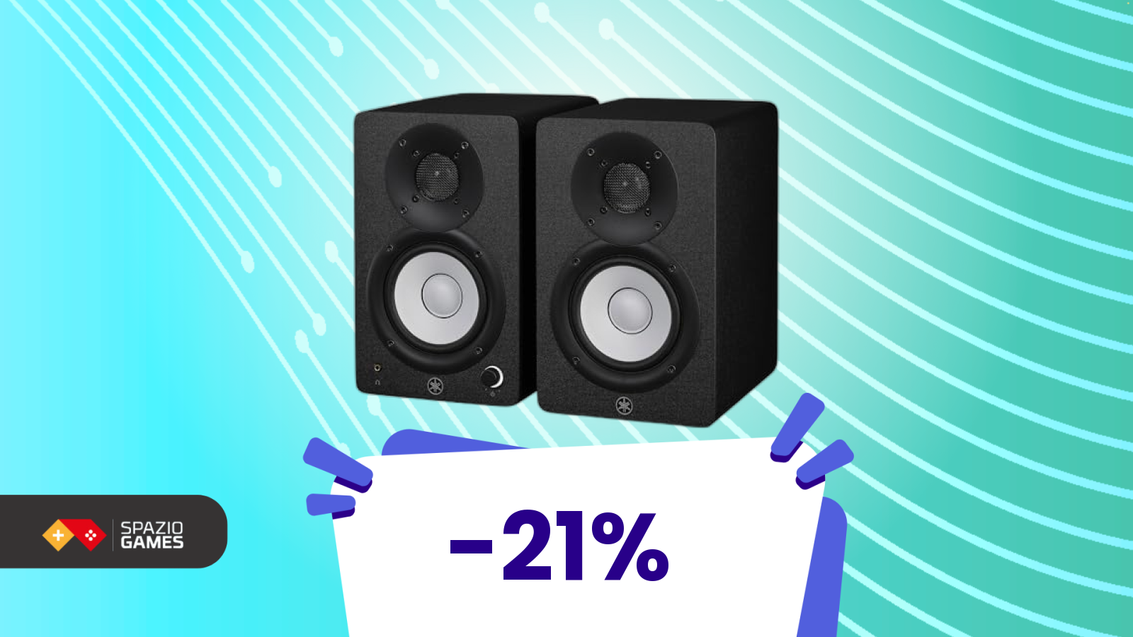 Doppio sconto Amazon: Yamaha HS4 a meno di 200€, occasione da non perdere