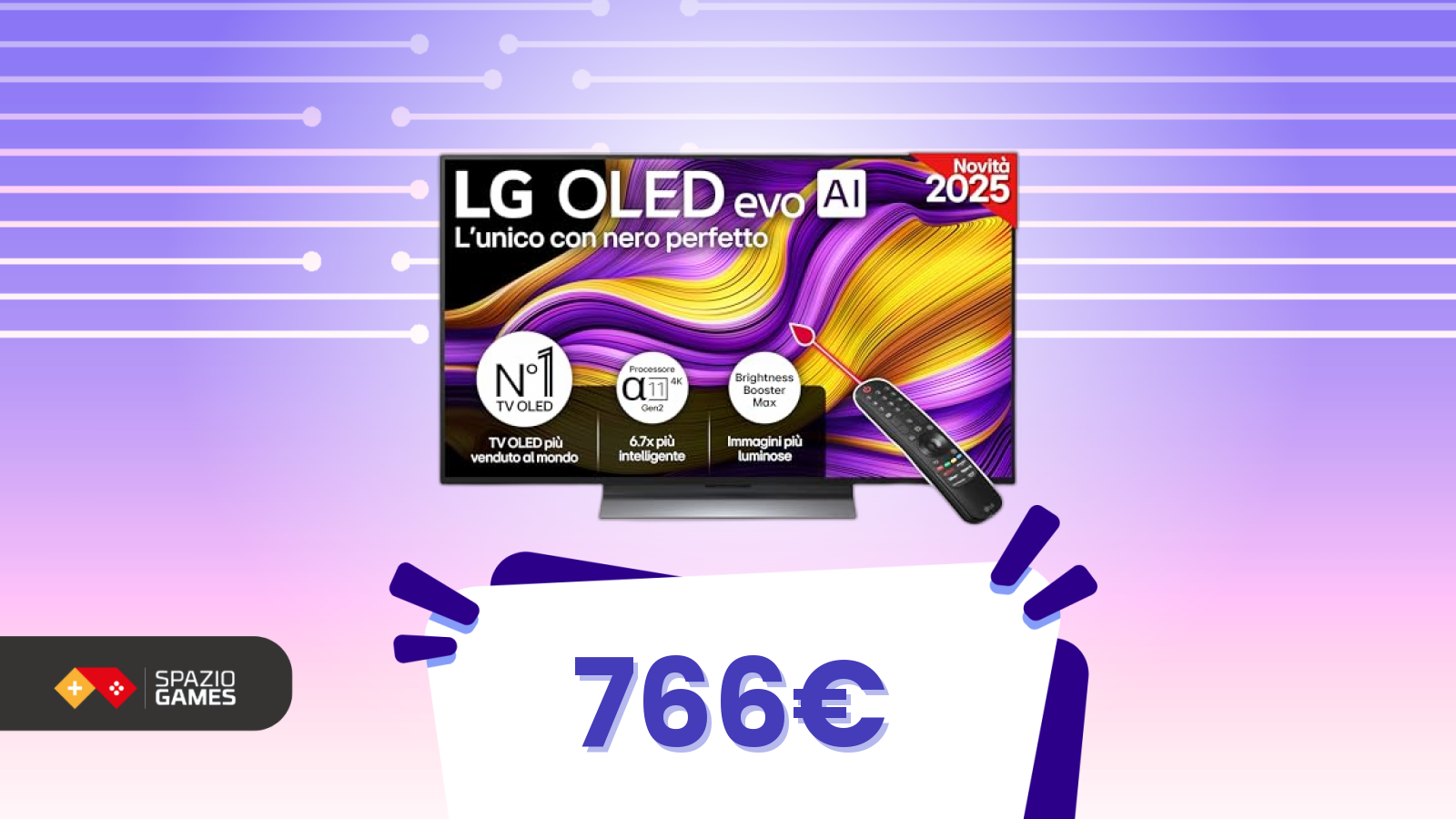 LG OLED G5 a prezzo shock: 766€ su Amazon, ma sbrigati