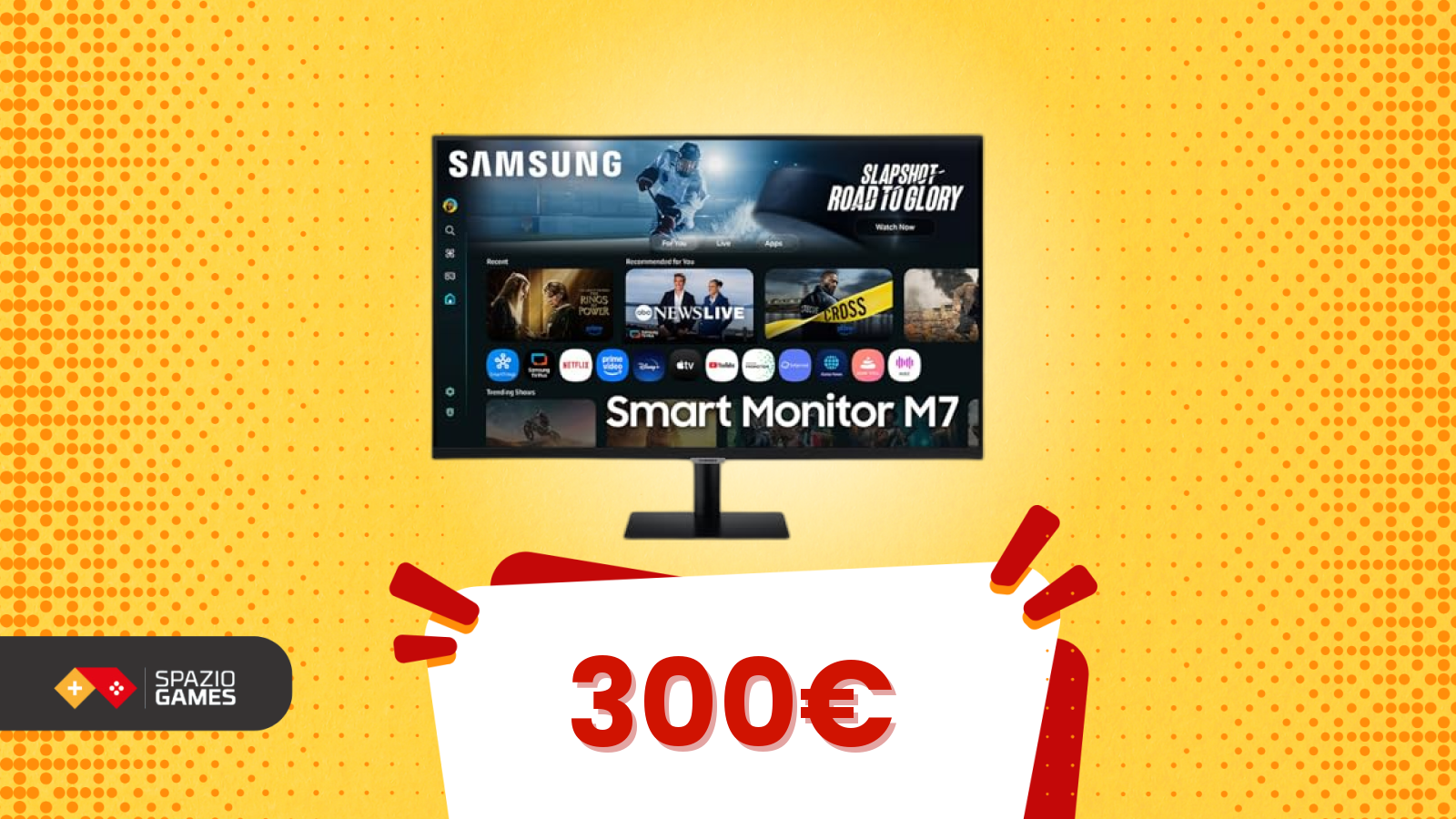Occasione Samsung: Smart Monitor M7 sotto i 300€ (di nuovo disponibile)