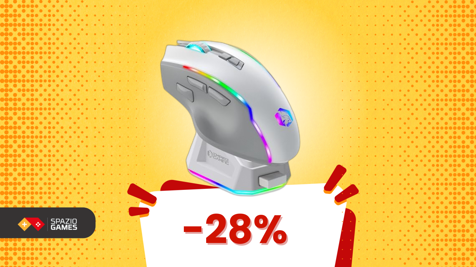 Più libertà e comfort con il mouse a ricarica magnetica, ora in offerta