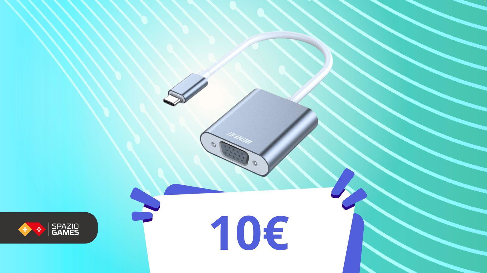 Dal VGA al Thunderbolt 3: l’adattatore in offerta per un upgrade immediato