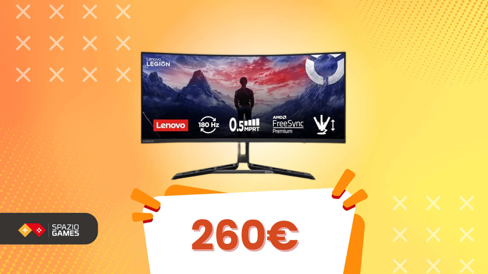 Lenovo ultra scontato: ecco cosa significa giocare su un monitor serio