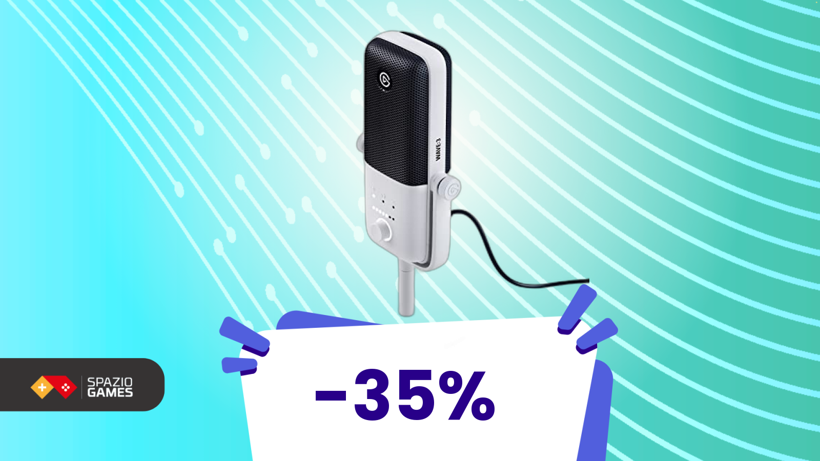 Cerchi un microfono di qualità superiore alla media? Oggi Elgato è al -35%