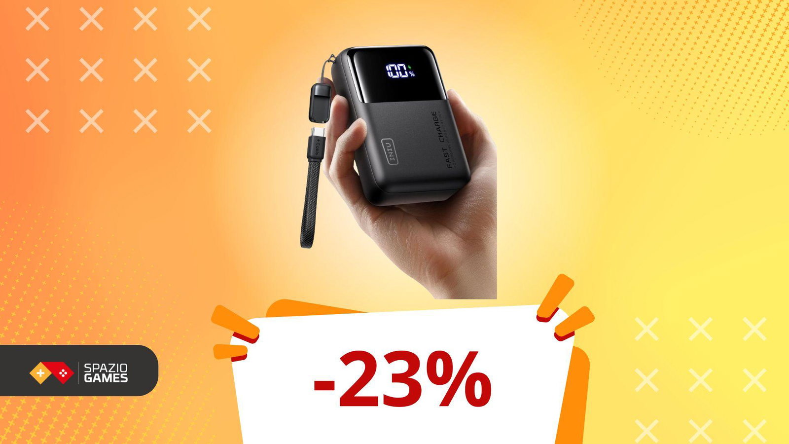 A questa power bank hanno caricato un mare di mAh e oggi è scontata su Amazon
