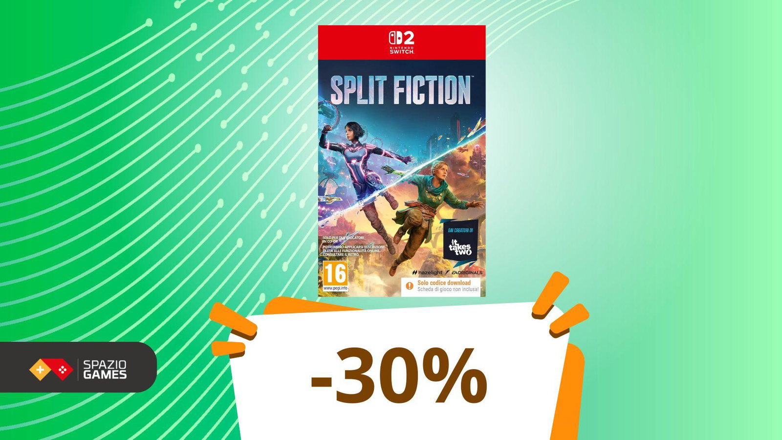 Riecco il -30% su Split Fiction per Switch 2: non fartelo sfuggire
