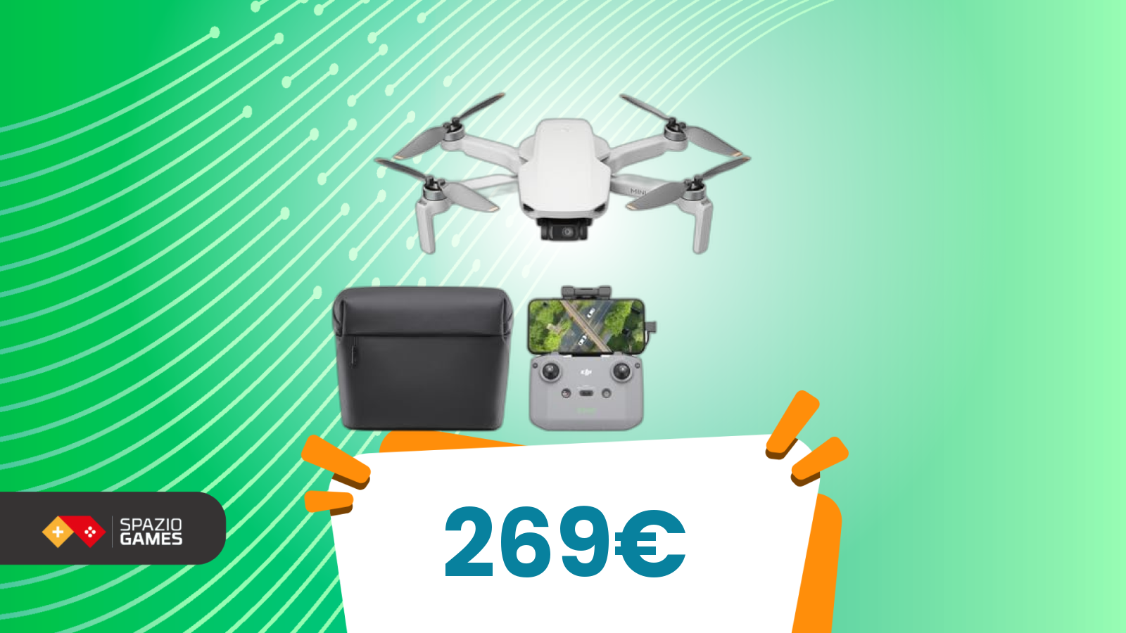 DJI Mini 4K: occasione Amazon a 269€, prima che finisca
