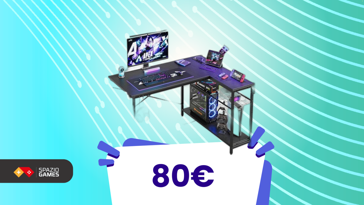 Immagine di Con meno di 80€ porti a casa una scrivania con prese di corrente incluse