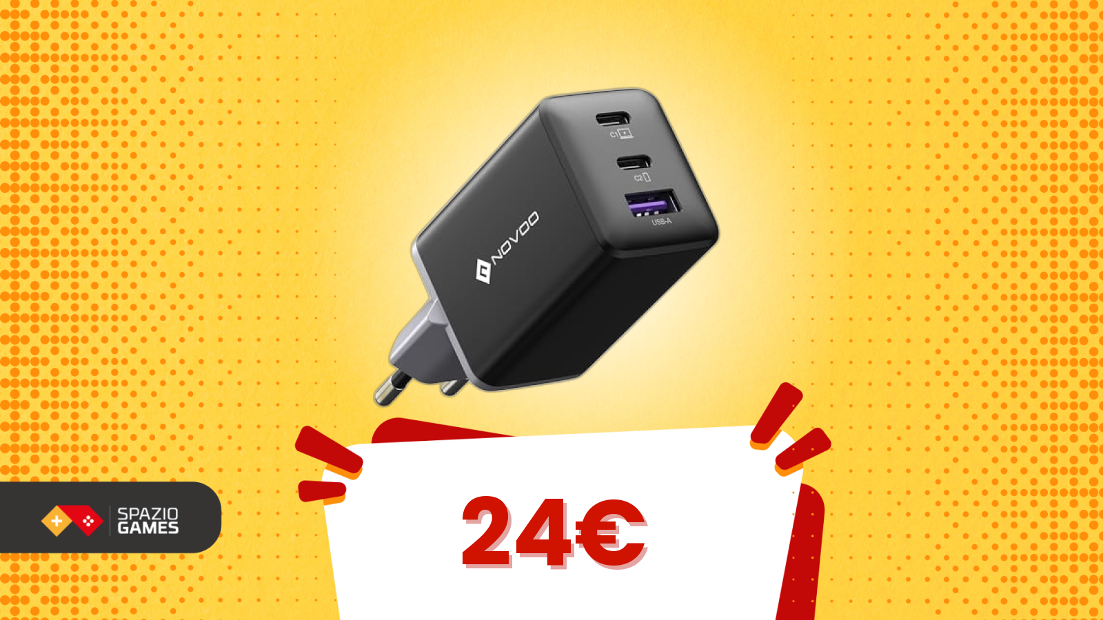 60W distribuiti su 3 porte: il miglior caricatore USB-C in offerta oggi?