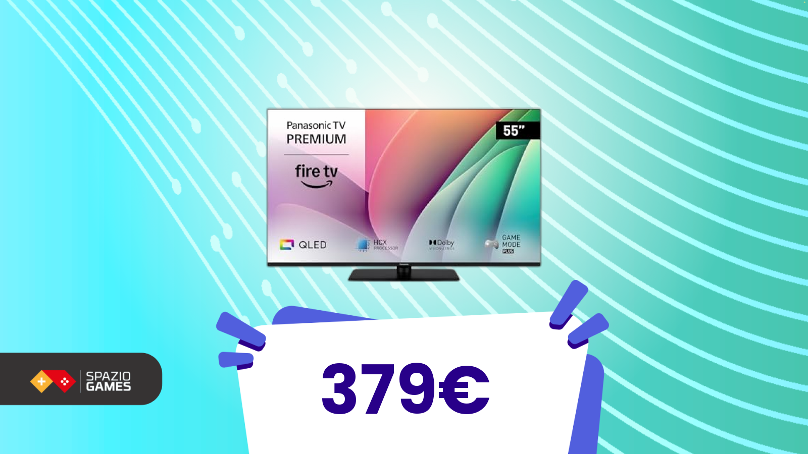 Shock prezzo Panasonic: TV Fire OS a 379€, record assoluto