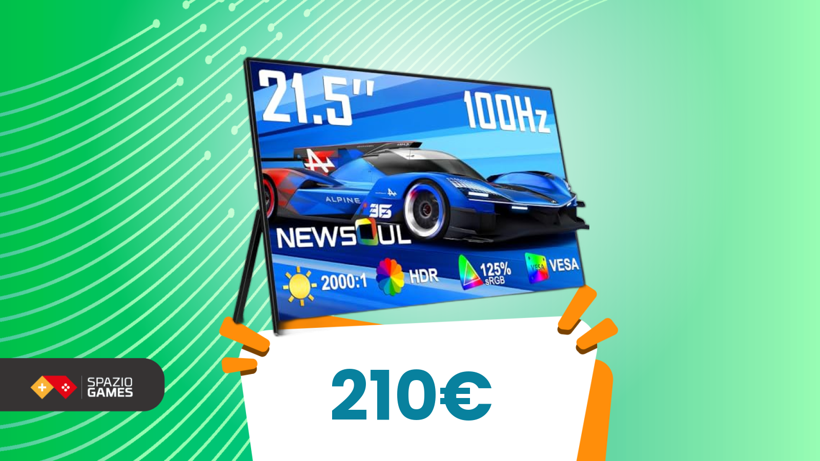 Anteprima: Un monitor portatile, ma con cuore QLED: qualità alta e super sconto oggi