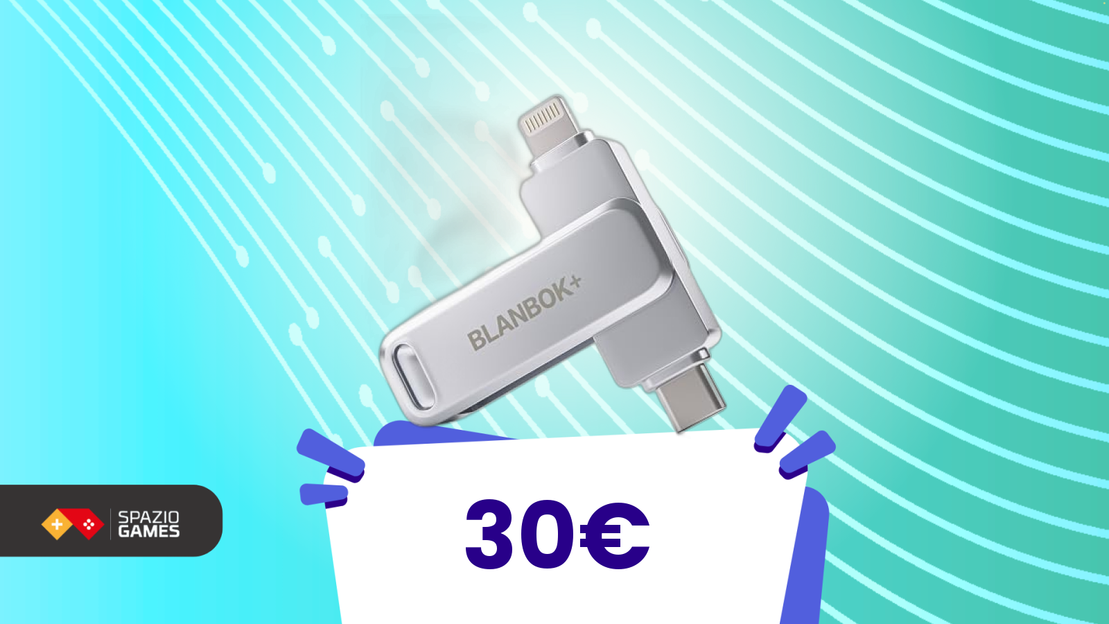 Anteprima: Chiavetta certificata MFi: oggi in sconto a meno di 30€