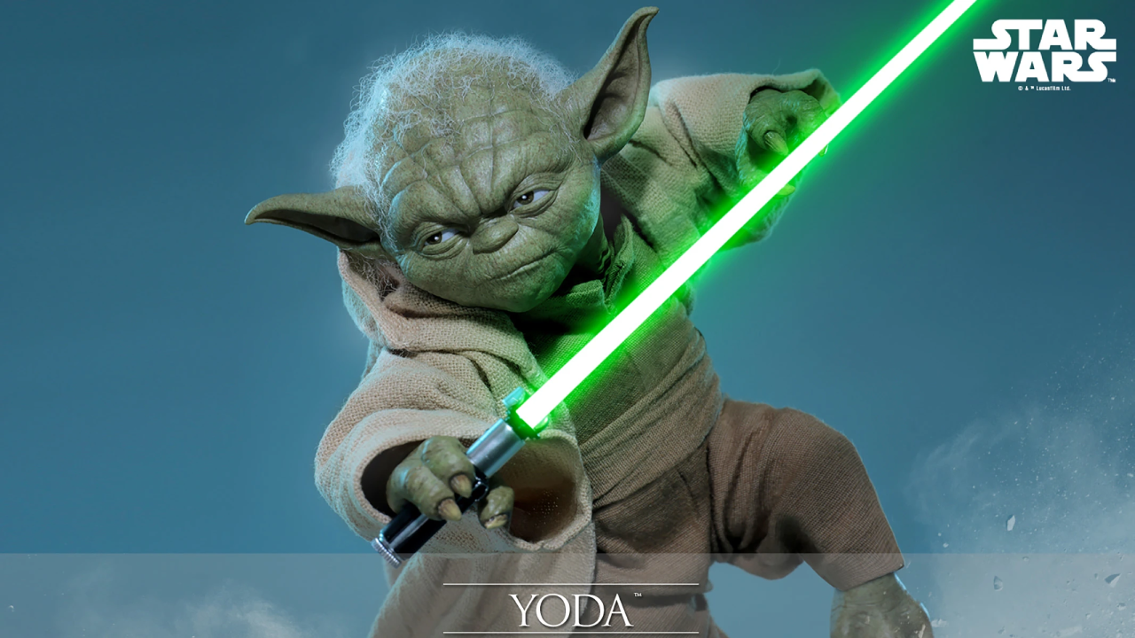 Yoda scatena la Forza nella nuova epica action doll di Hot Toys