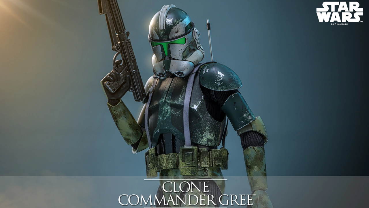 Clone Commander Gree: Hot Toys scatena il leggendario comandante clone di Kashyyyk