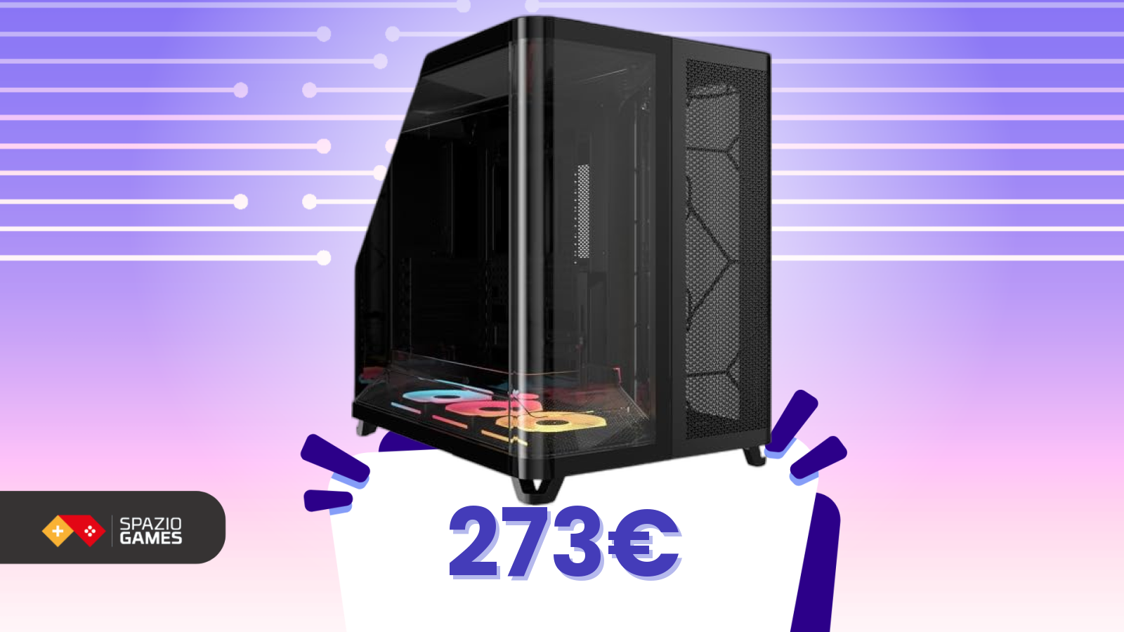 Anteprima: Corsair e i suoi case “tutto vetro”: su Amazon il miglior prezzo di sempre