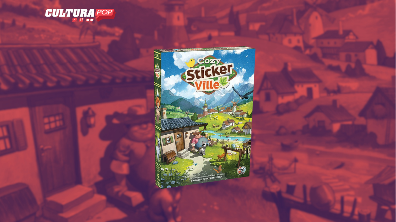Immagine di Cozy Sticker Ville, recensione: costruire un villaggio un adesivo alla volta