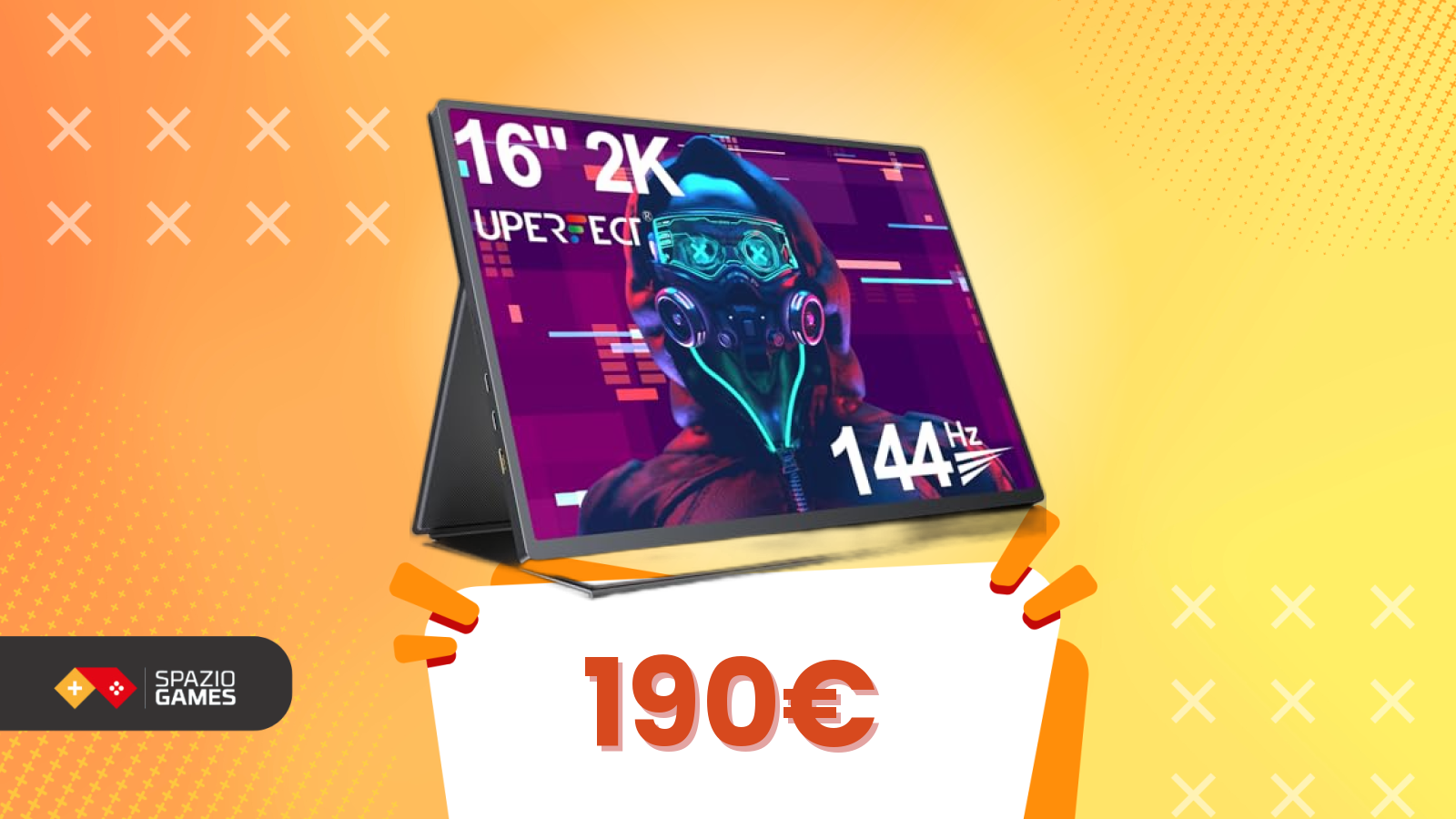 Questo monitor portatile gioca nella categoria dei monitor seri e oggi è scontato