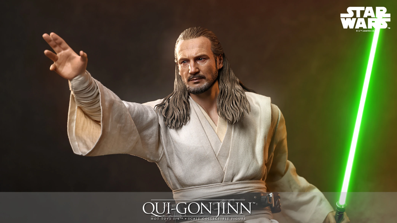 Anteprima: Qui-Gon Jinn domina la galassia nella nuova action doll di Hot Toys