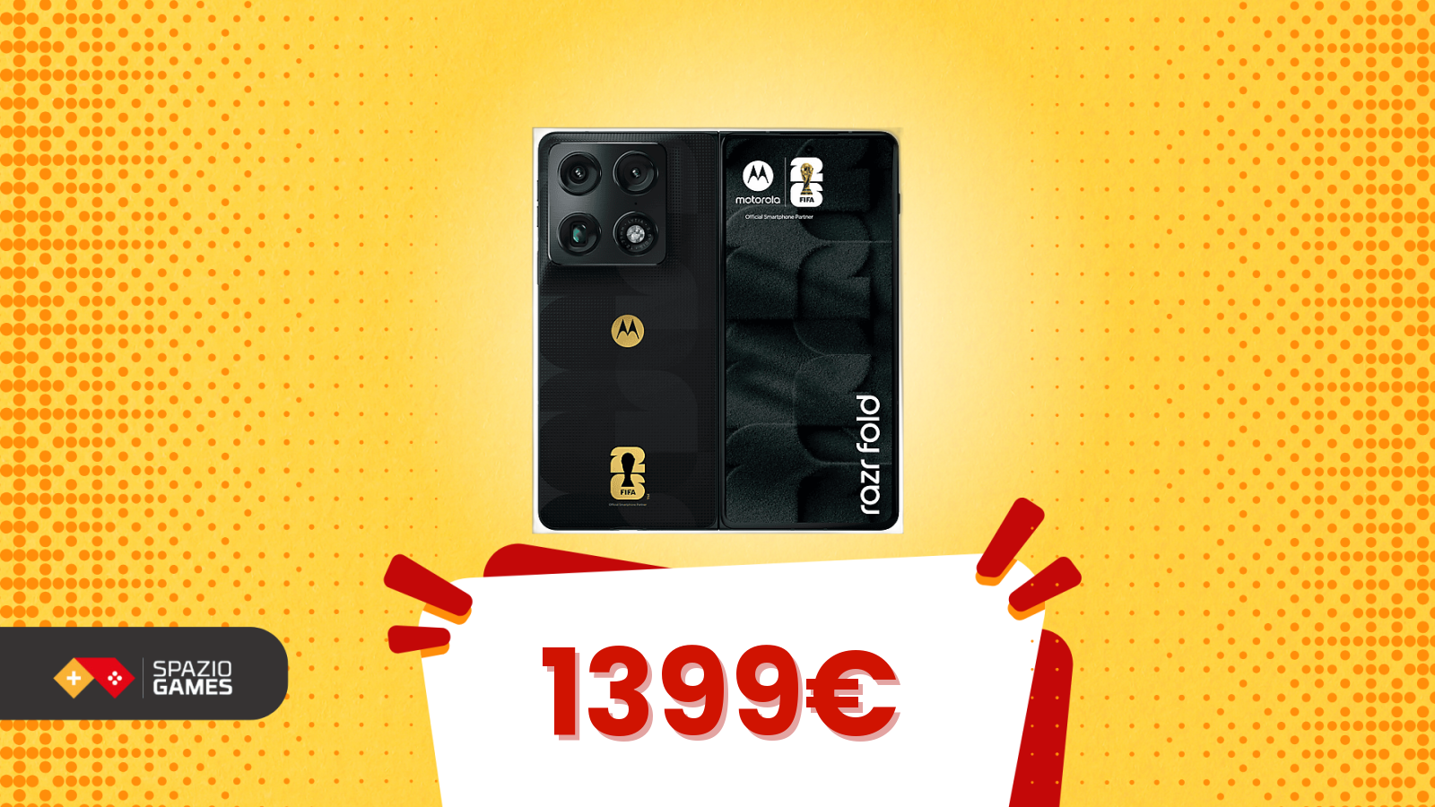 Anteprima: -1000€ tondi tondi su questo Motorola FIFA Edition (con MediaWorld Club)