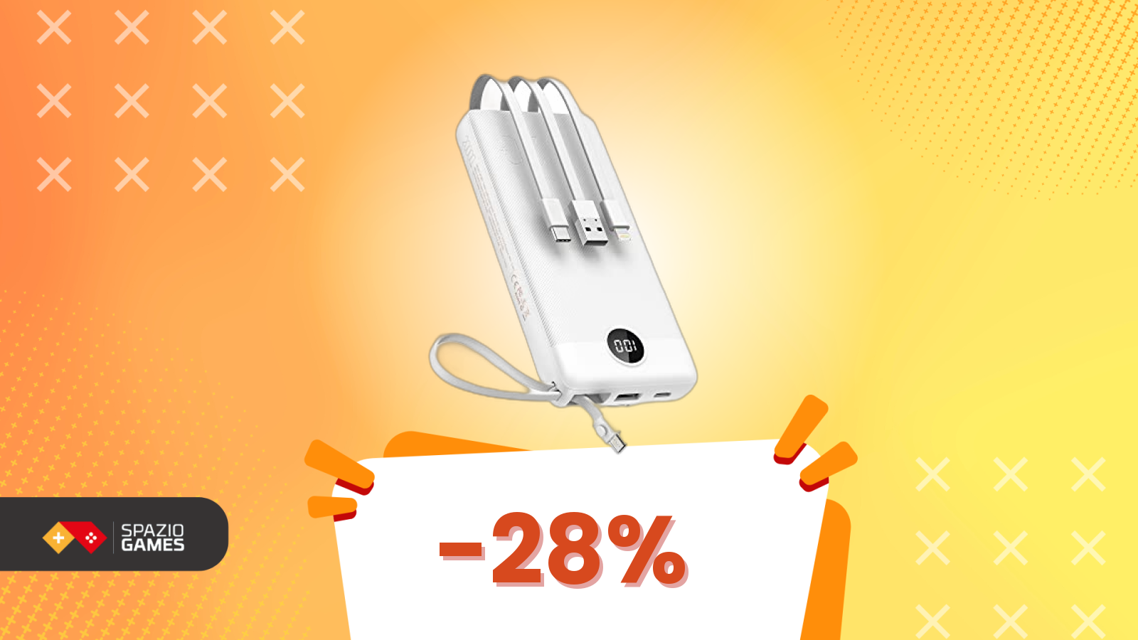 Anteprima: Già scontata, ma con anche i cavi integrati? Questa powerbank spacca!