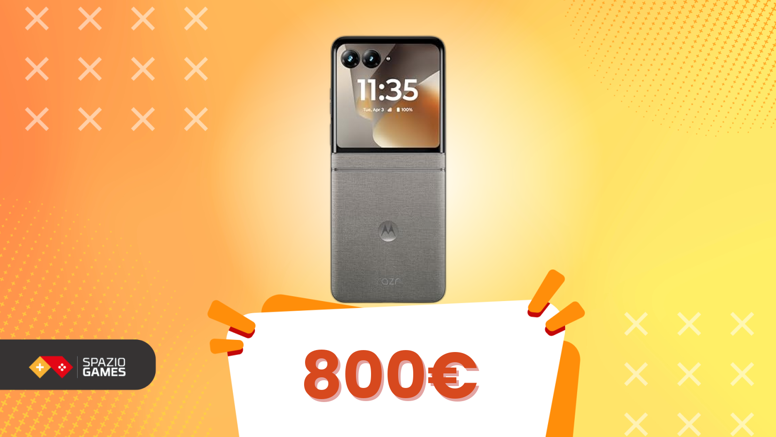 Anteprima: Motorola razr 70 disponibile da domani con 100€ off immediati al checkout Amazon