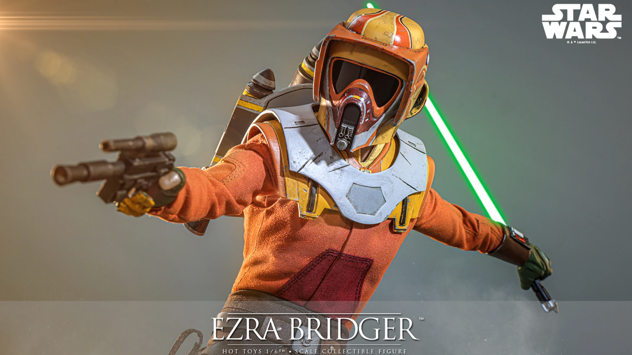 Anteprima: Ezra Bridger risveglia la Forza nella nuova epica Hot Toys da Star Wars: Rebels