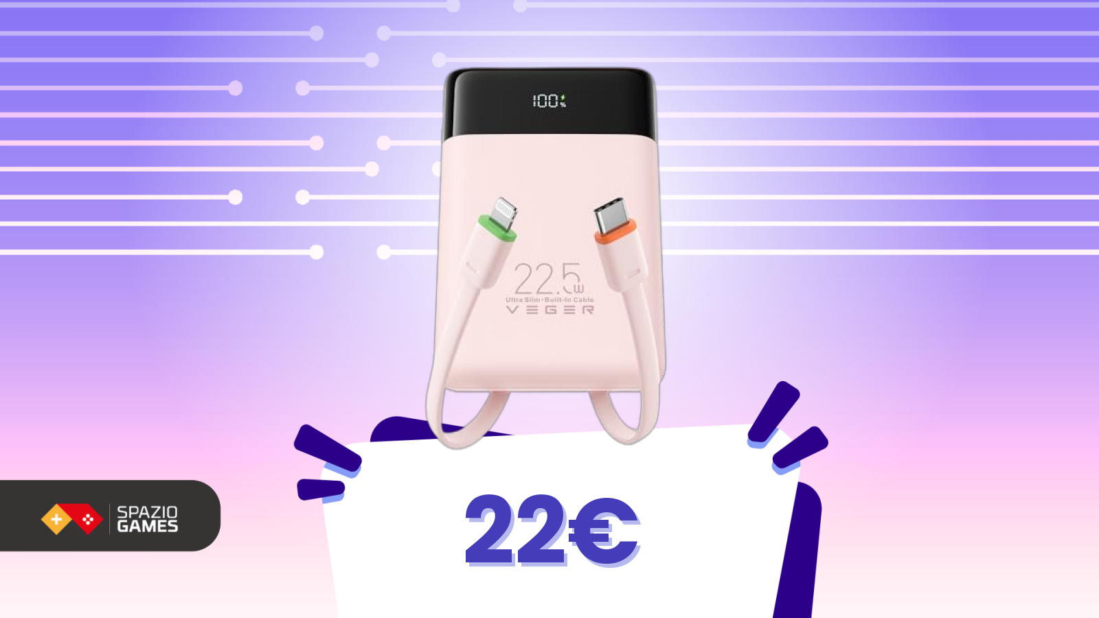 Anteprima: Questa powerbank iconica potrebbe essere l’affare del giorno (-19%)