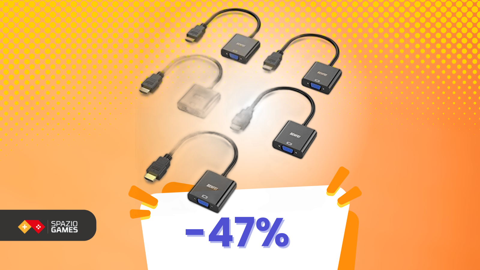 Anteprima: Set da 5 adattatori HDMI: quasi metà prezzo per il tuo setup completo