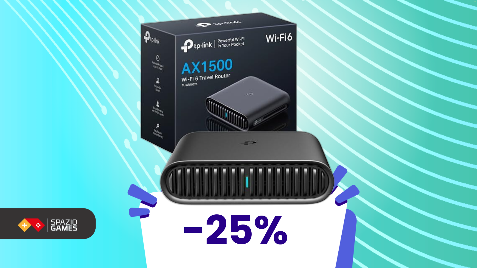 Anteprima: WiFi ovunque a 45€: il router portatile in sconto oggi
