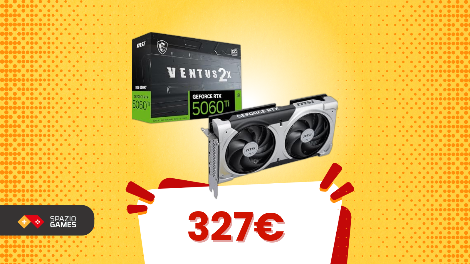 Anteprima: 8GB sono pochi? Forse sì, ma la RTX 5060 Ti è oggi più conveniente su Amazon