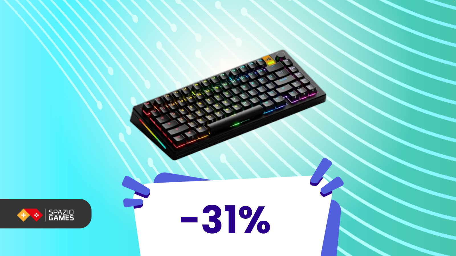 Anteprima: Top tastiera gaming: oggi -31%, prezzo davvero irripetibile