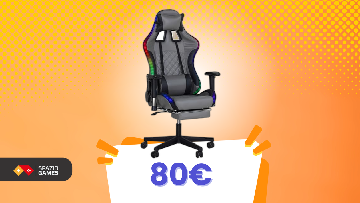 Immagine di Sedia vecchia e scomoda? Con 80€ puoi passare a una nuova con luci LED integrate