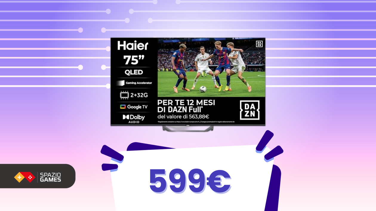 Immagine di Una 75” a meno di 600€: la migliore offerta del momento?