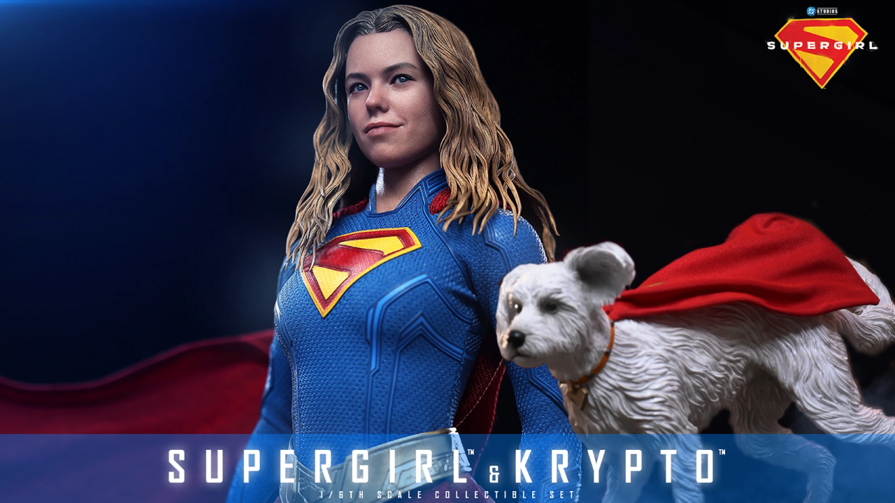 Anteprima: Supergirl & Krypto: Hot Toys svela la spettacolare action doll in scala 1/6