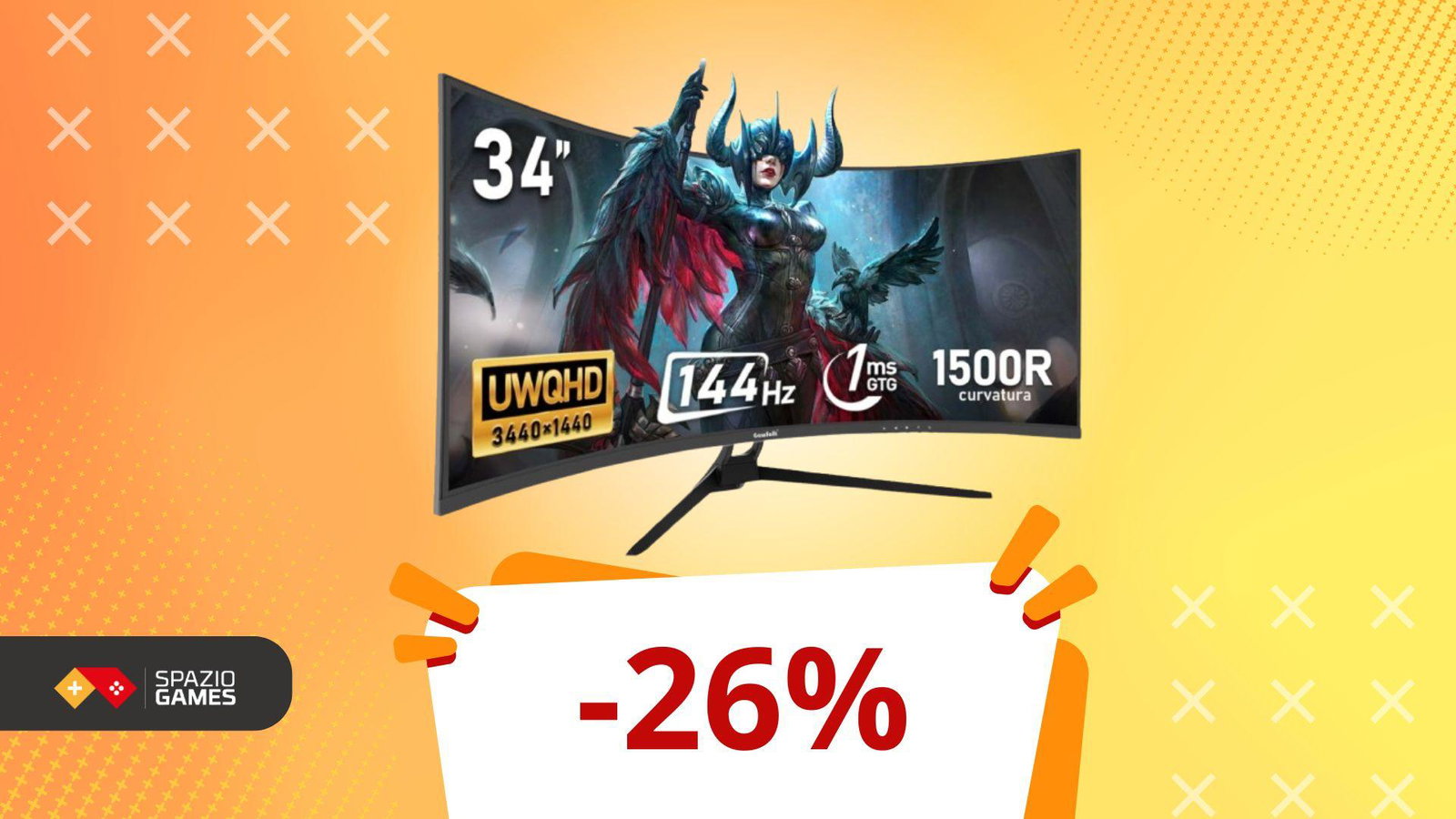 Anteprima: 1500R di immersione: questo monitor costa meno di 200€ e fa sul serio