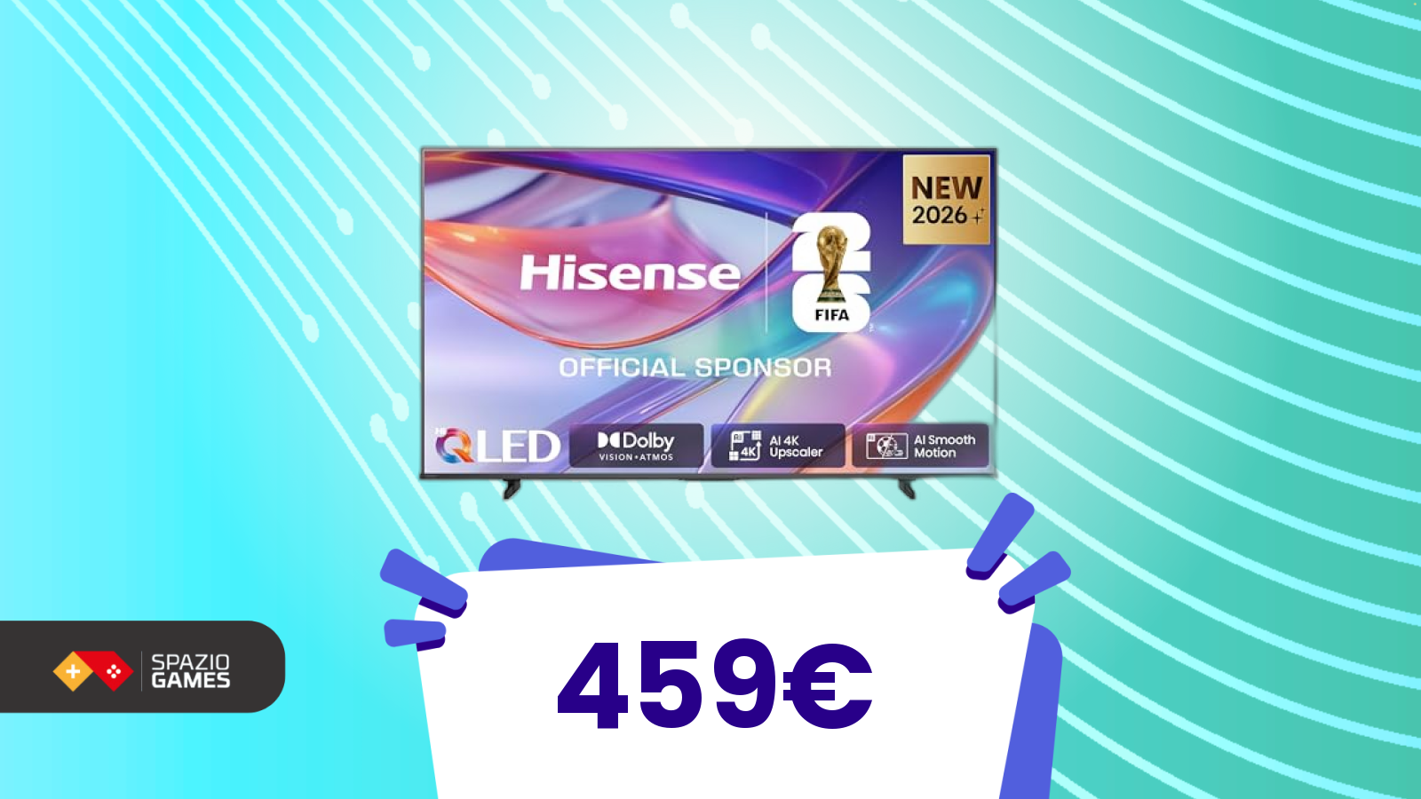 Anteprima: È tra le TV più recenti del 2026, e Amazon ne fa crollare il prezzo
