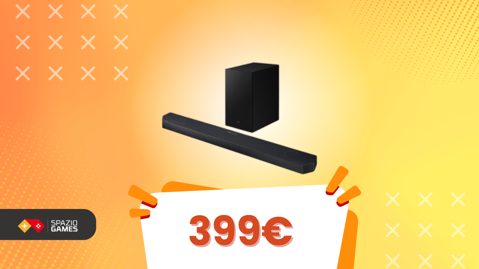 Anteprima: Soundbar Samsung 2026 sotto i 400€: Amazon taglia subito 50€