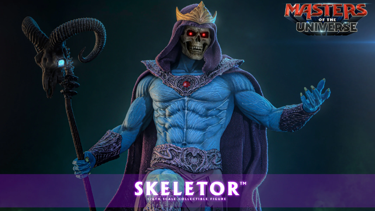 Anteprima: Eternia trema: arriva il nuovo Skeletor di Hot Toys