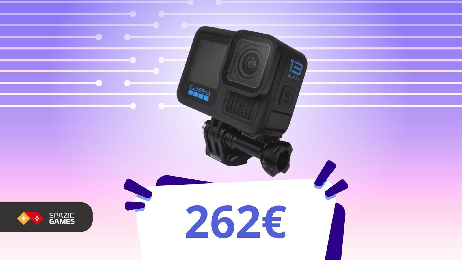 Anteprima: Quando la concorrenza si fa sentire: GoPro HERO 13 scende a 262€